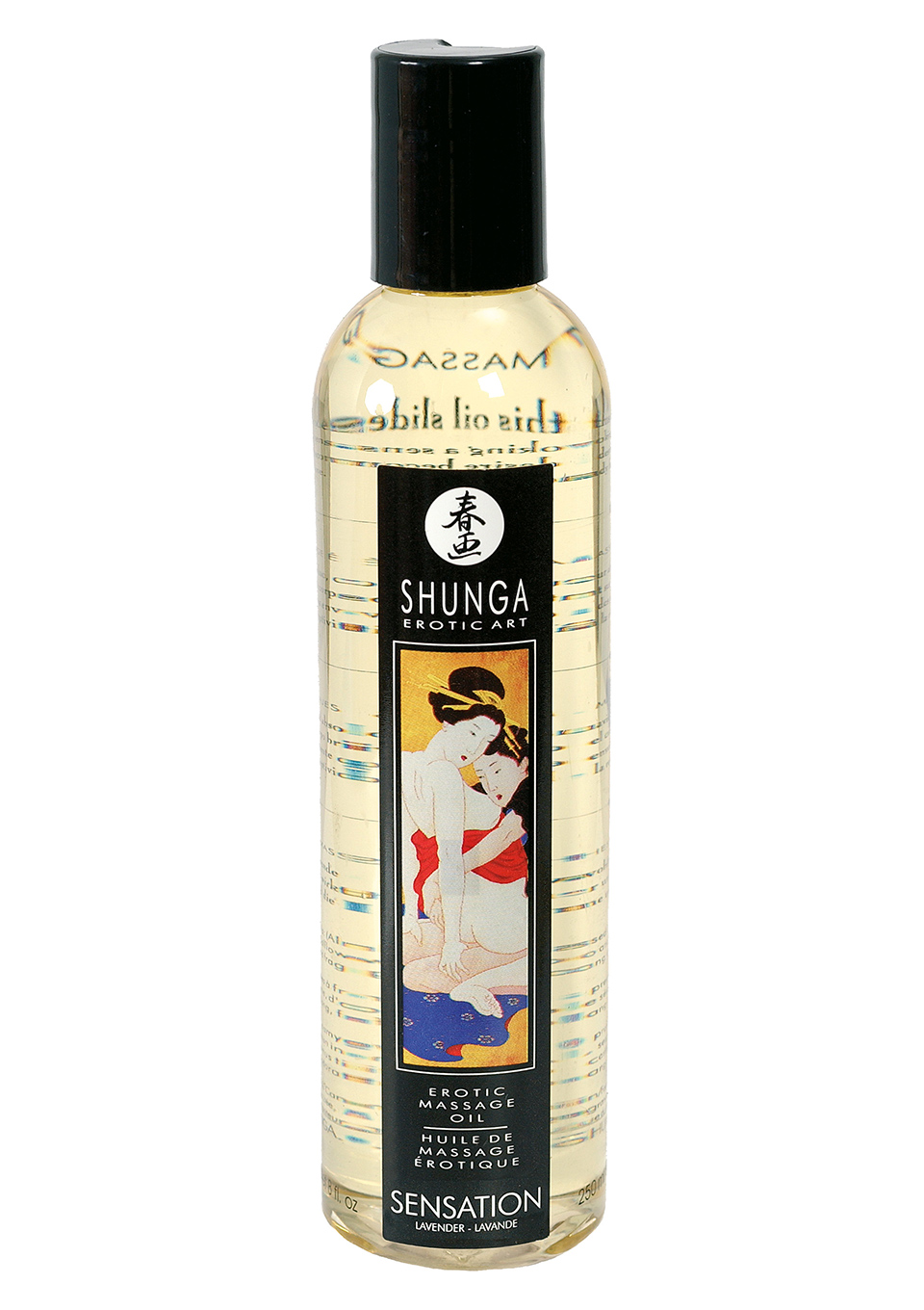 Shunga Sensation s vôňou levandule 250ml