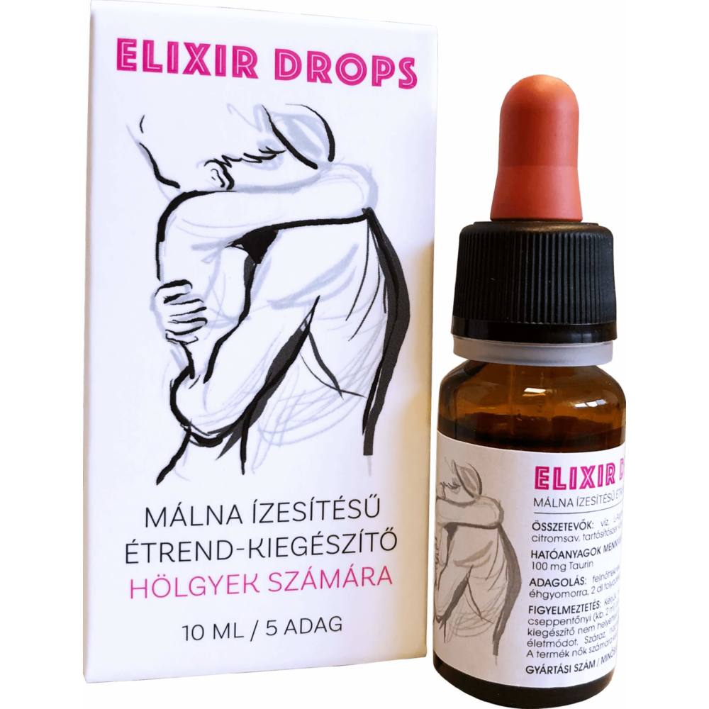 Elixír - výživový doplnok na rastlinnej báze, pre ženy malina 10 ml