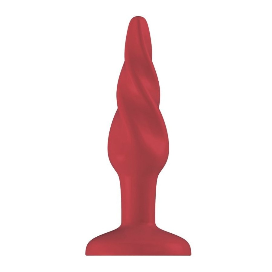 PLUG & PLAY RED BUTT PLUG ROUNDED 5