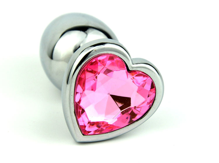 Lovetoy Crystal Anal Plug with Heart L