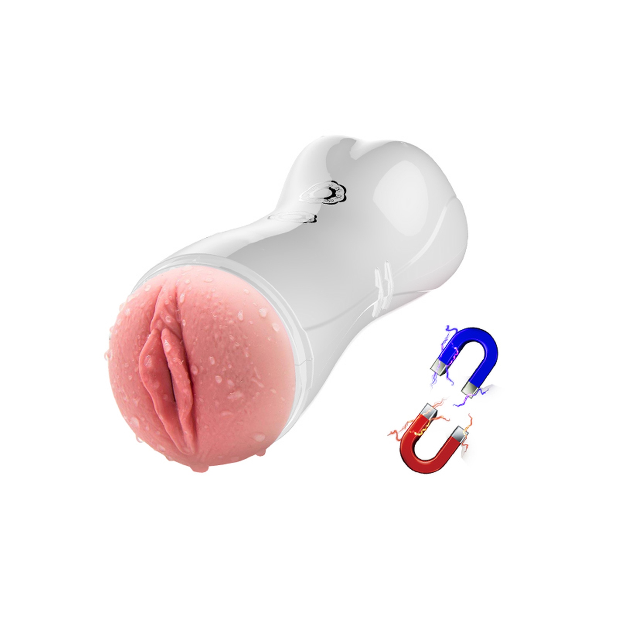 B - Series - Vibrating and Flashing Masturbation Cup