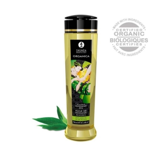 Shunga Massage Oil Organica Erotic Green Tea 240ml