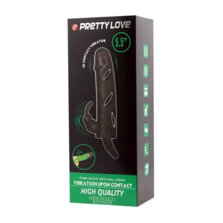Pretty Love Dual Vibrating Penis Sleeve