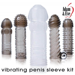 Adam & Eve Vibrating Penis Sleeve Kit