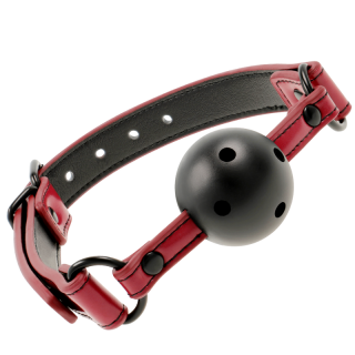 FETISH SUBMISSIVE DARK ROOM BREATHABLE BALL GAG