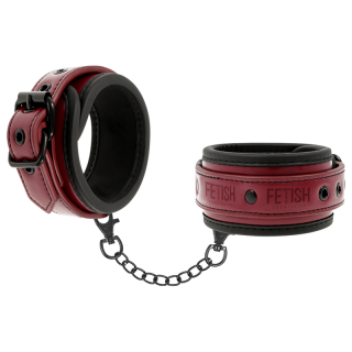 FETISH SUBMISSIVE DARK ROOM HANDCUFFS VEGAN LEATHER